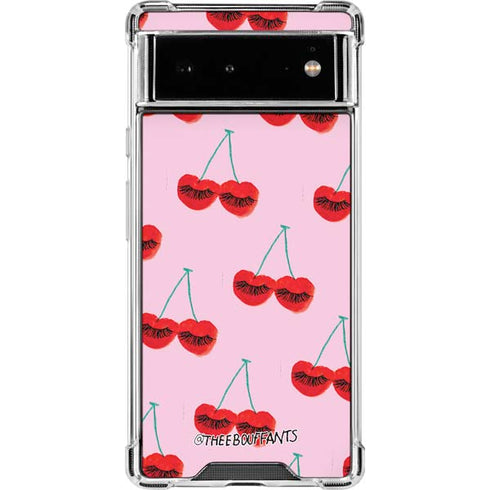 Bouffants and Broken Hearts Cherry Lash Google Pixel 6 Clear Case